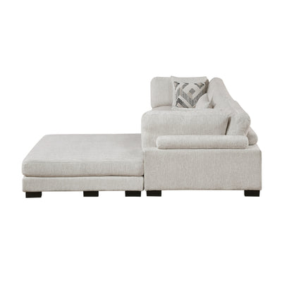 Tinley 4-Piece Modular Sectional with Ottoman (9555BEG*42CRACOT)