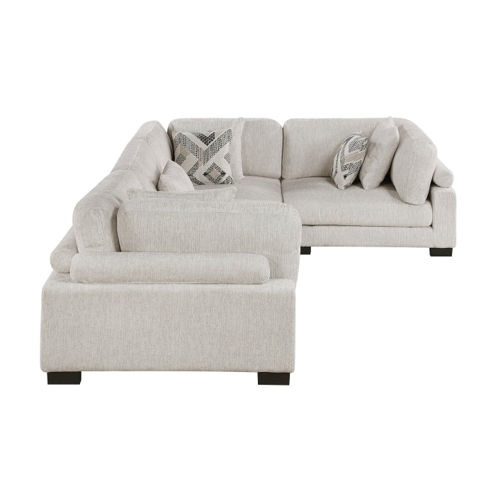 Tinley 4-Piece Modular Sectional (9555BEG*43CRAC)