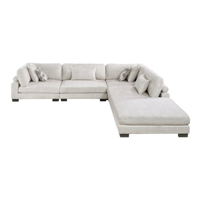 Tinley 5-Piece Modular Sectional with Ottoman (9555BEG*52CR2ACOT)