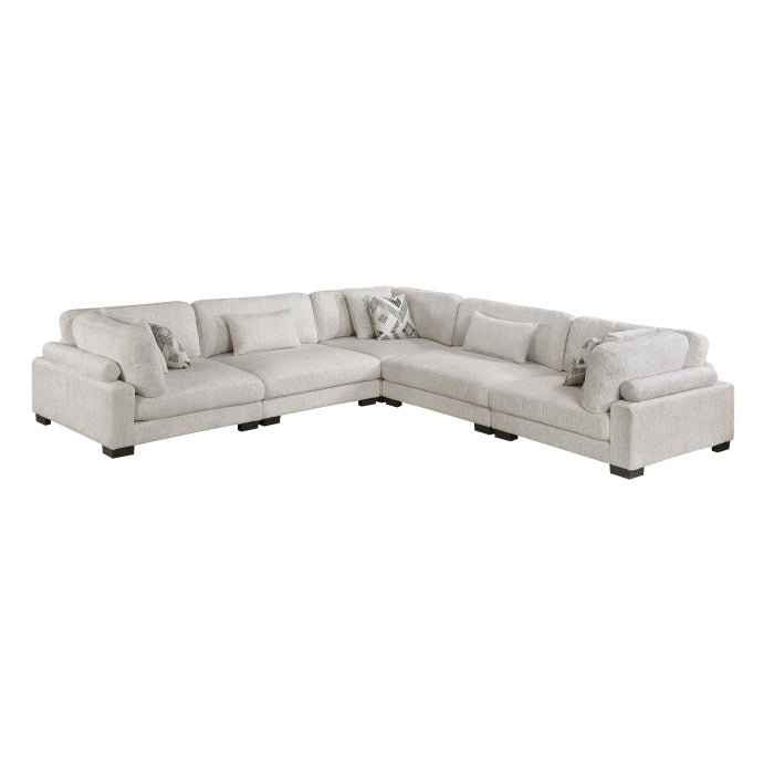Tinley 5-Piece Modular Sectional (9555BEG*53CR2AC)