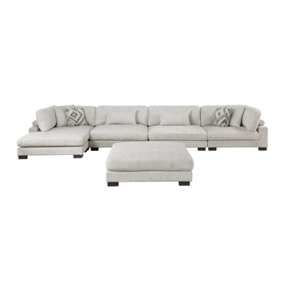 Tinley 5-Piece Modular Sectional with Chaise and Ottoman (9555BEG*5CR2ACVCOT)