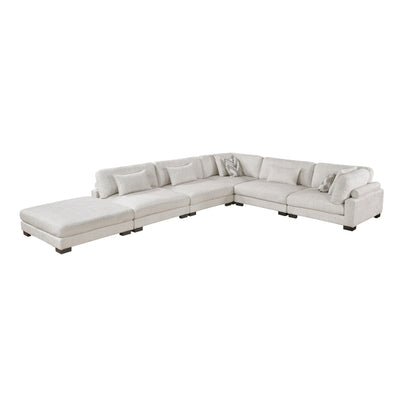 Tinley 6-Piece Modular Sectional with Ottoman (9555BEG*62CR3ACOT)