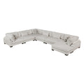 Tinley 6-Piece Modular Sectional with Chaise (9555BEG*62CR3ACVC)