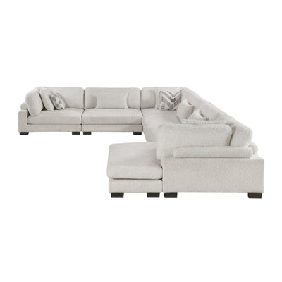 Tinley 6-Piece Modular Sectional with Chaise (9555BEG*62CR3ACVC)