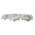 Tinley 7-Piece Modular Sectional with Ottoman (9555BEG*72CR3ACVCOT)