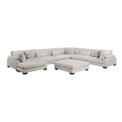 Tinley 7-Piece Modular Sectional with Ottoman (9555BEG*72CR3ACVCOT)