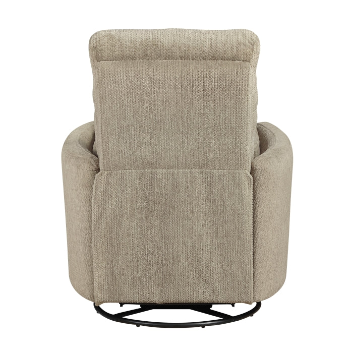 9555BRW-1SW Swivel Glider Reclining Chair