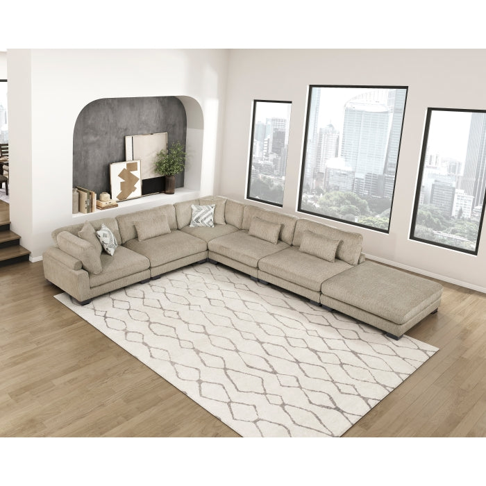 Tinley Ottoman (9555BRW-4)