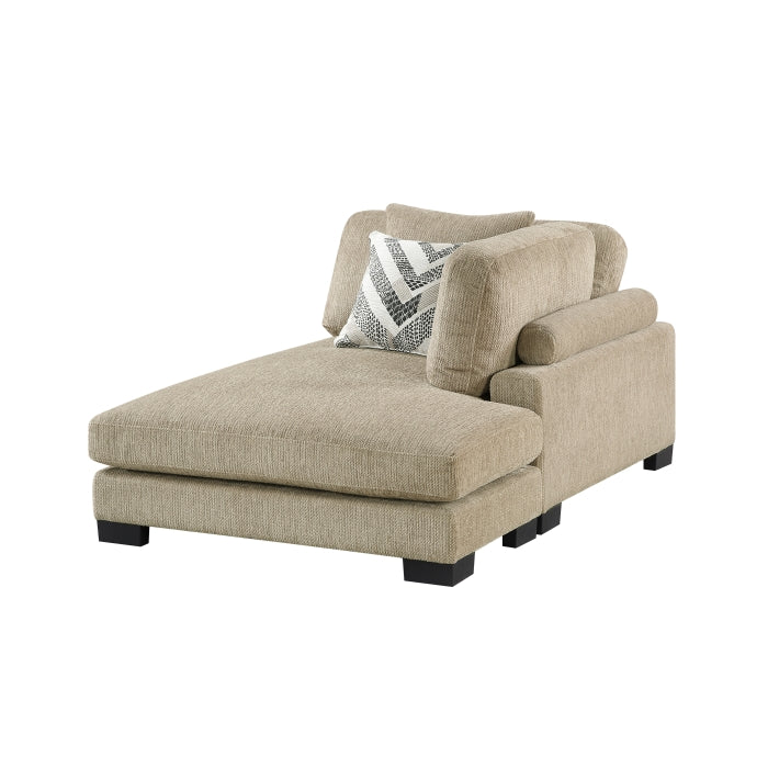 Tinley 2-Piece Chaises (9555BRW*2VC)