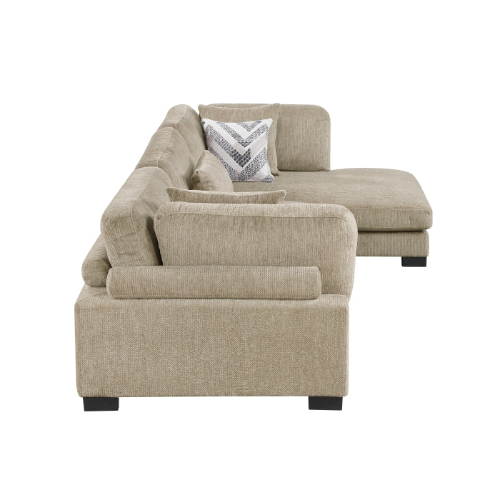 Tinley 3-Piece Modular Sectional with Chaise (9555BRW*3CRACVC)