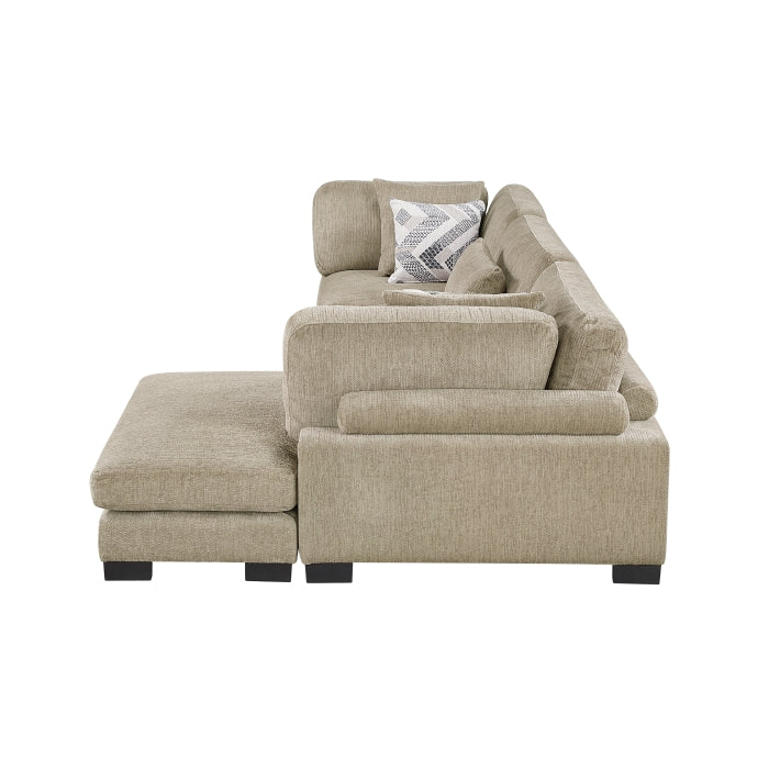 Tinley 3-Piece Modular Sectional with Chaise (9555BRW*3CRACVC)