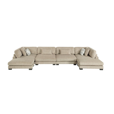 Tinley 4-Piece Modular Sectional with Chaise (9555BRW*42AC2VC)