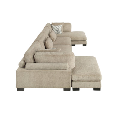 Tinley 4-Piece Modular Sectional with Chaise (9555BRW*42AC2VC)