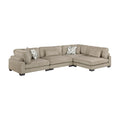 Tinley 4-Piece Modular Sectional (9555BRW*42CR2AC)