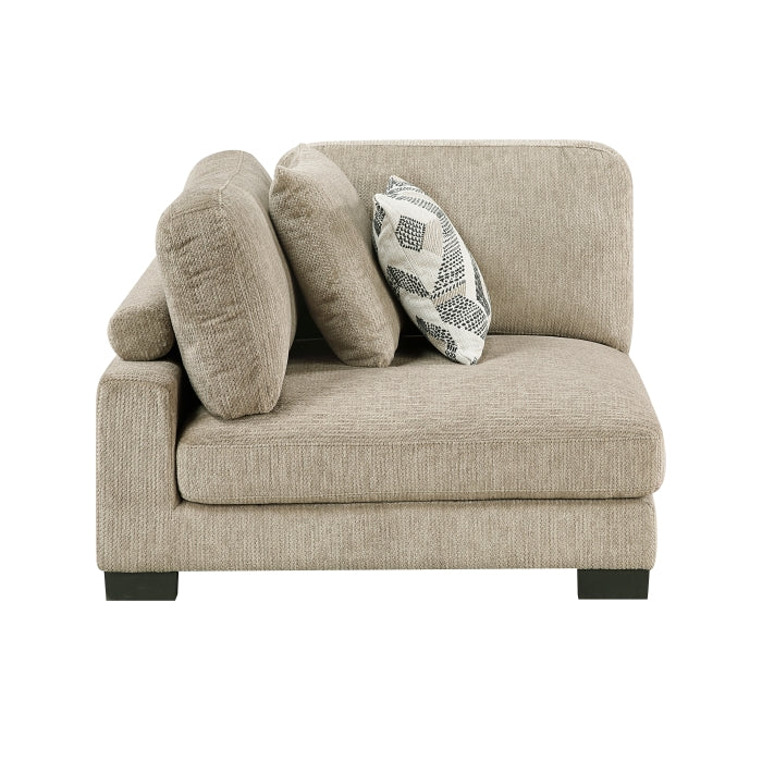 Tinley 4-Piece Modular Sectional (9555BRW*42CR2AC)