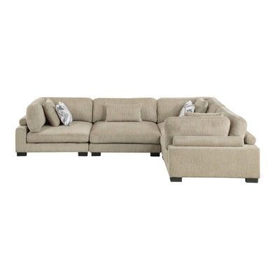 Tinley 4-Piece Modular Sectional (9555BRW*43CRAC)