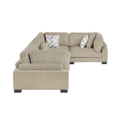 Tinley 4-Piece Modular Sectional (9555BRW*43CRAC)