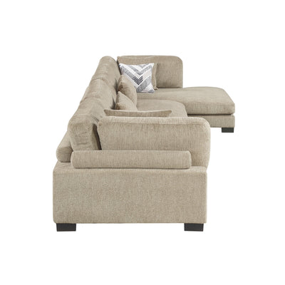 Tinley 4-Piece Modular Sectional with Chaise (9555BRW*4CR2ACVC)