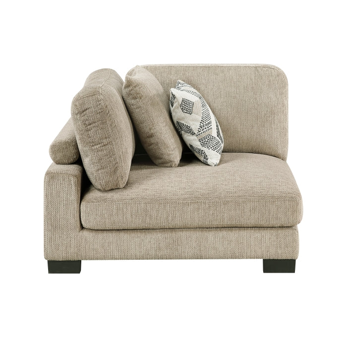 Tinley 4-Piece Modular Sectional with Chaise (9555BRW*4CR2ACVC)