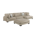 Tinley 4-Piece Modular Sectional with Chaise and Ottoman (9555BRW*4CRACVCOT)