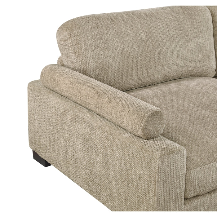 Tinley 4-Piece Modular Sectional with Chaise and Ottoman (9555BRW*4CRACVCOT)