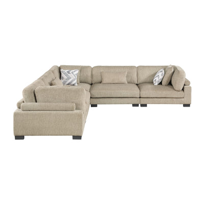 Tinley 5-Piece Modular Sectional (9555BRW*53CR2AC)