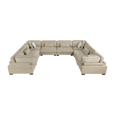 Tinley 8-Piece Modular Sectional (9555BRW*84CR4AC)