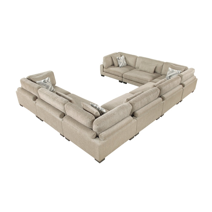 Tinley 8-Piece Modular Sectional (9555BRW*84CR4AC)