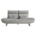 Sofa with Power Adjustable Seat Depth and Manual Adjustable Headrests - Quonsett - front product view