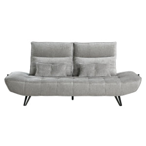 Sofa with Power Adjustable Seat Depth and Manual Adjustable Headrests - Quonsett - front product view