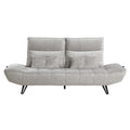 Sofa with Power Adjustable Seat Depth and Manual Adjustable Headrests - Quonsett - front product view