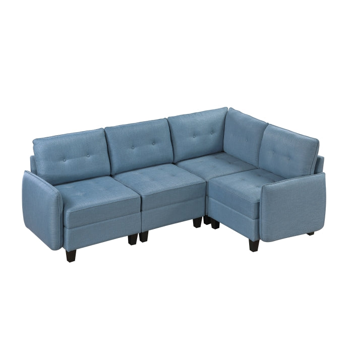 Garren 4-Piece Sectional with Storage