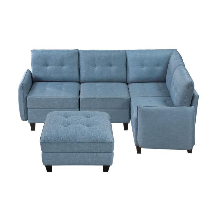 Garren 5-Piece Sectional with Storage and Ottoman
