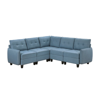 Garren 5-Piece Sectional with Storage