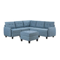 Garren 6-Piece Sectional with Storage and Ottoman