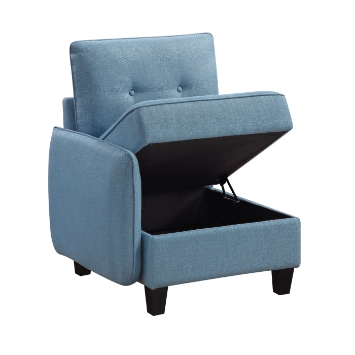 Garren 6-Piece Sectional with Storage and Ottoman