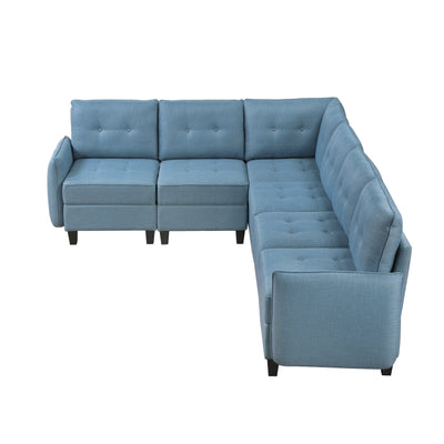 Garren 6-Piece Sectional with Storage