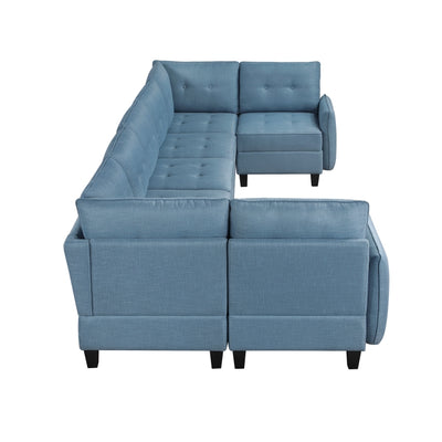 Garren 7-Piece Sectional with Storage