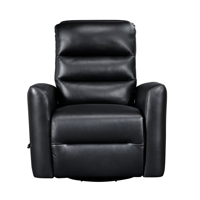 Dimitri Swivel Glider Reclining Chair (9570BLK-1SW)