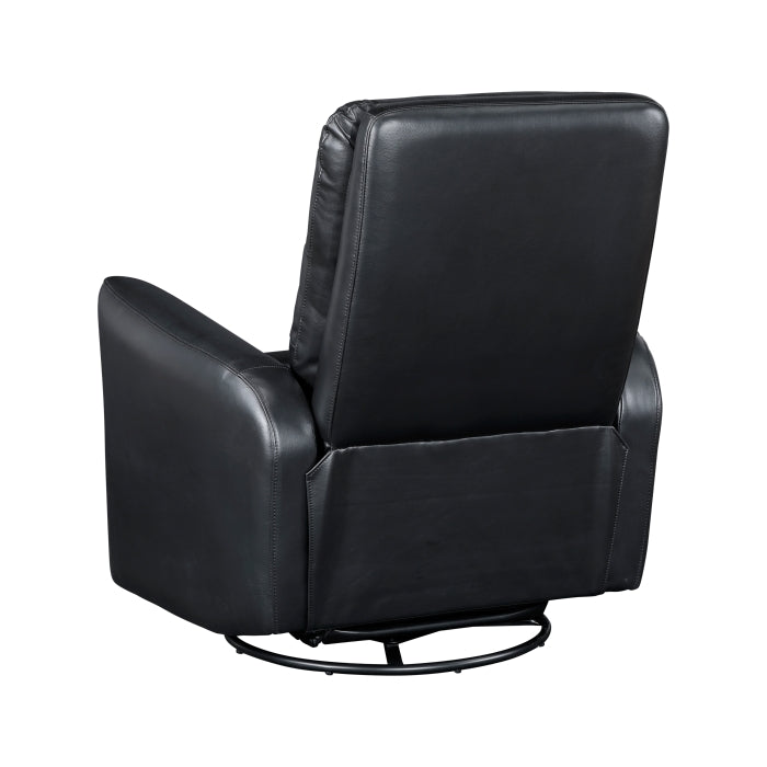 Dimitri Swivel Glider Reclining Chair (9570BLK-1SW)