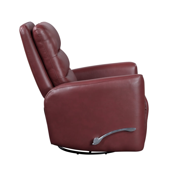 Dimitri Swivel Glider Reclining Chair (9570RED-1SW)