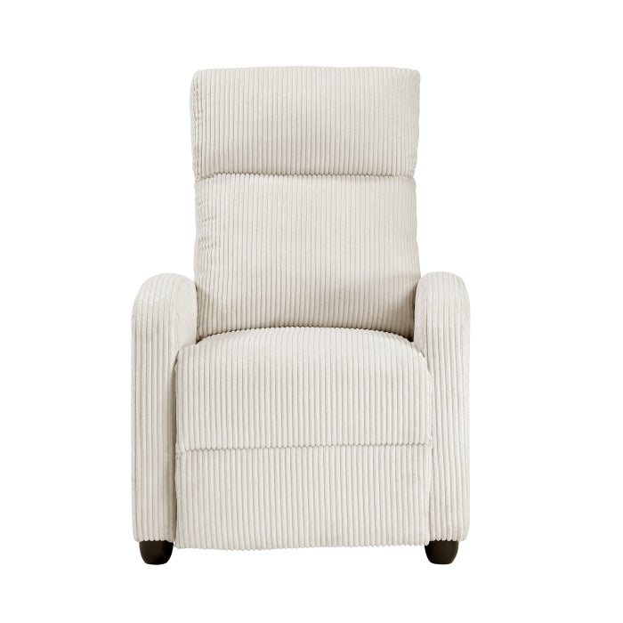 Parsons Push Back Reclining Chair (9588BEG-1PB)