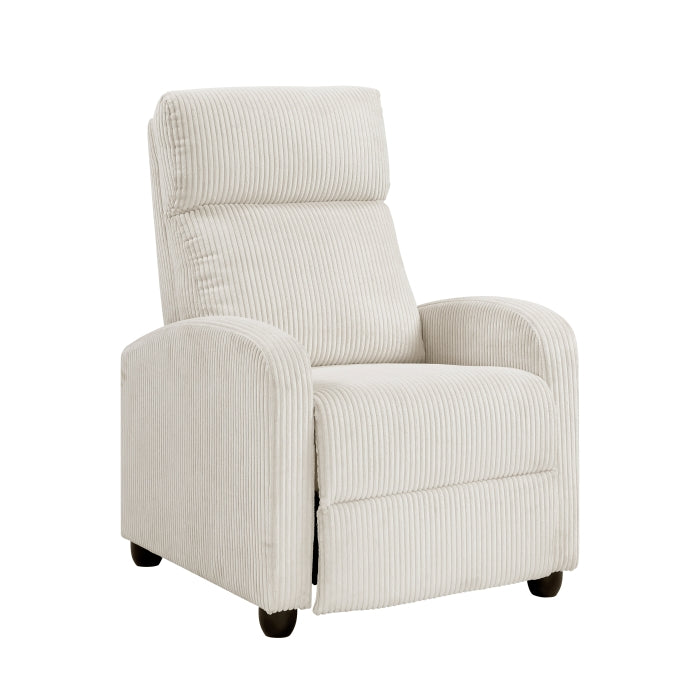 Parsons Push Back Reclining Chair (9588BEG-1PB)