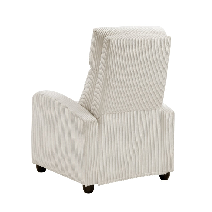 Parsons Push Back Reclining Chair (9588BEG-1PB)