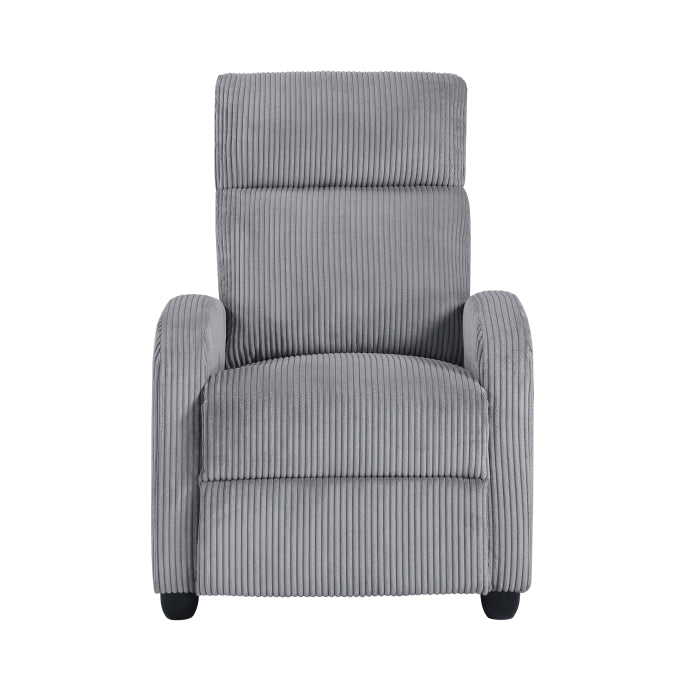 Parsons Push Back Reclining Chair (9588DGY-1PB)