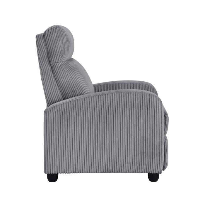 Parsons Push Back Reclining Chair (9588DGY-1PB)