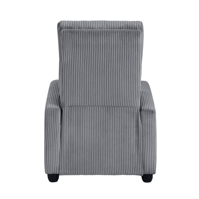Parsons Push Back Reclining Chair (9588DGY-1PB)