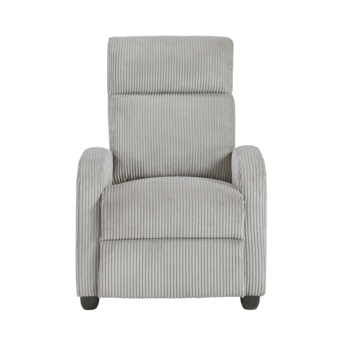 Parsons Push Back Reclining Chair (9588GRY-1PB)