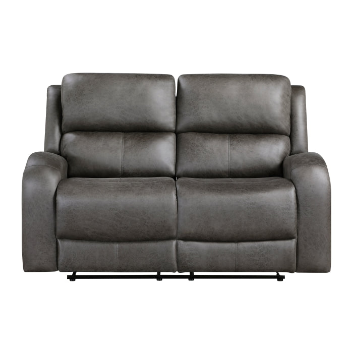 Pagosa Reclining Loveseat — Gray Manual