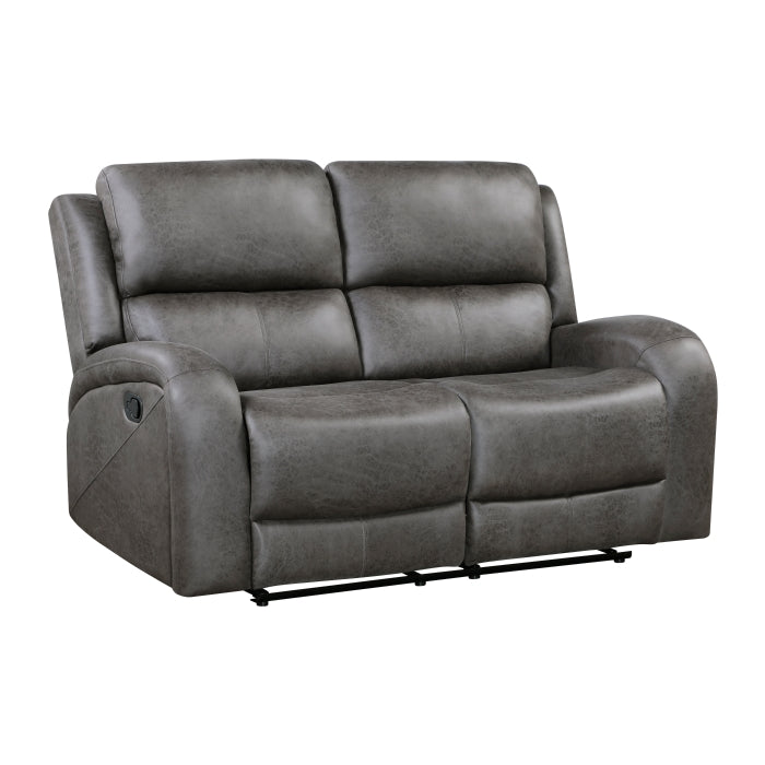 Pagosa Reclining Loveseat — Gray Manual